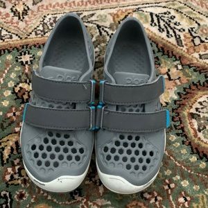 PLAE water shoes.